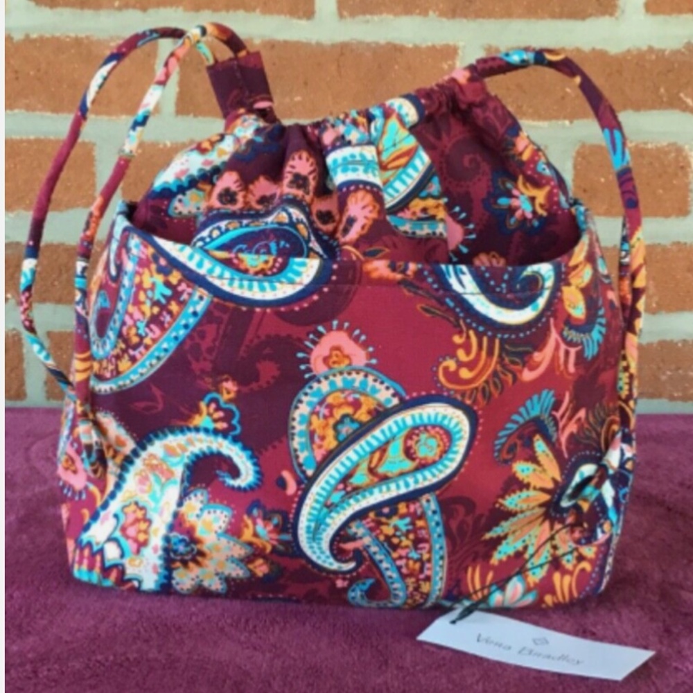 NWT Vera Bradley PAISLEY JAMBOREE Pocket Ditty Bag MSRP $40.00